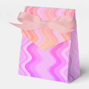 Zigzag Pink Pattern Favour Box