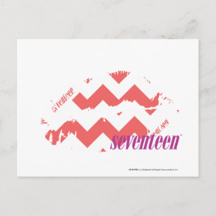 ZigZag Pink Postcard