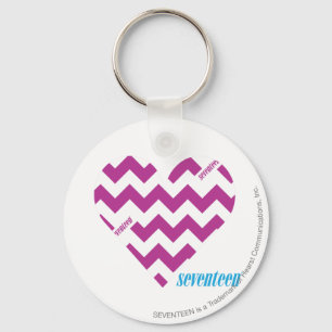 ZigZag Purple 2 Key Ring