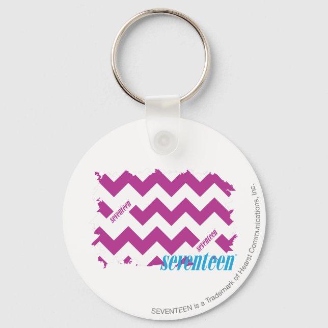 ZigZag Purple 3 Key Ring (Front)