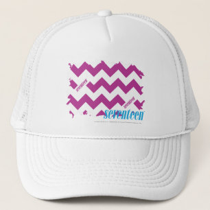 ZigZag Purple 3 Trucker Hat