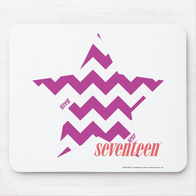 ZigZag Purple 4 Mouse Pad (Front)