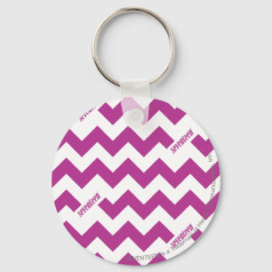 ZigZag Purple Key Ring