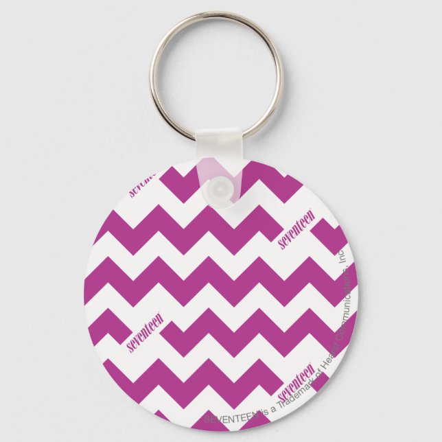 ZigZag Purple Key Ring (Front)