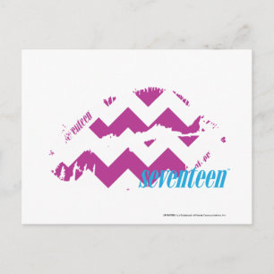 ZigZag Purple Postcard