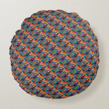 'ZigZag' Round Cushion