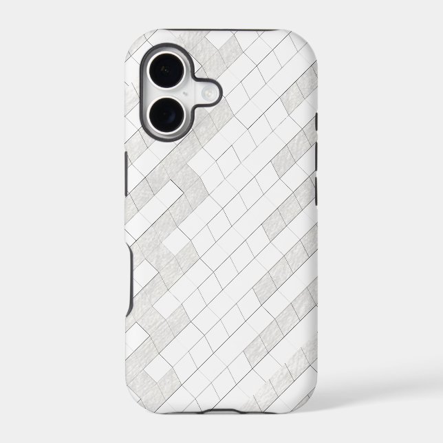 zigzag squares in grey... (Back)