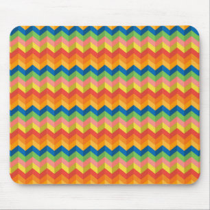 zigzag stripe mouse pad