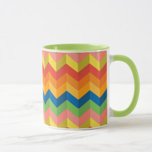 zigzag stripe mug