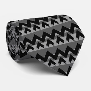 Zigzag Stripe Pattern Tie