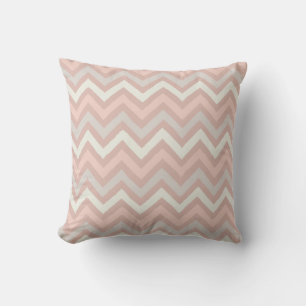 Zigzag Stripes By Watercolor Cushion