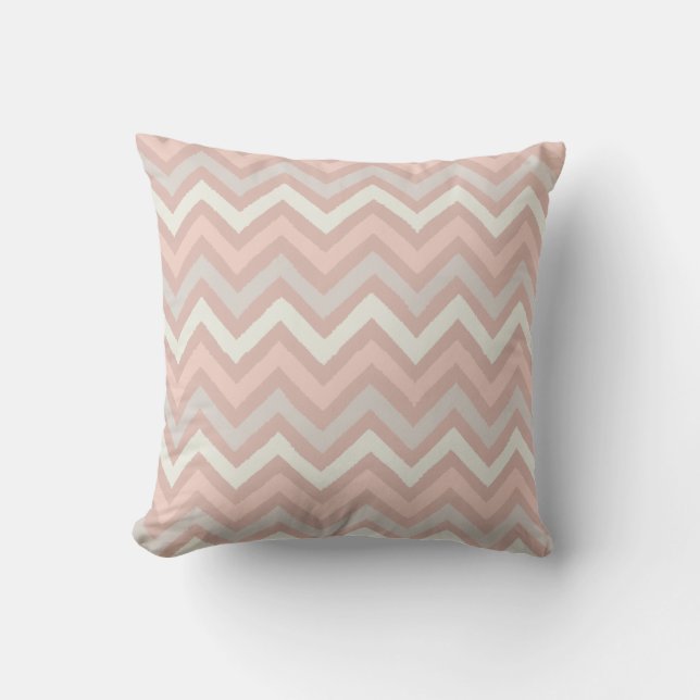 Zigzag Stripes By Watercolor  Cushion (Front)