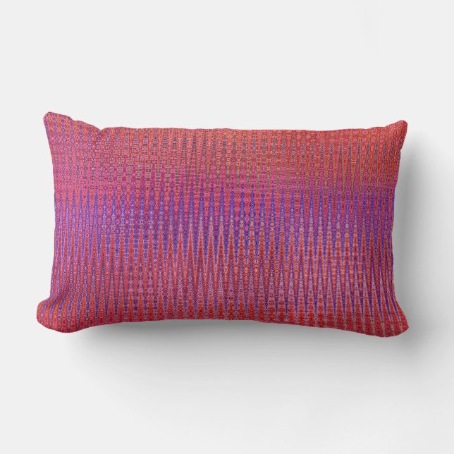 Zigzag Sunset Lumbar Cushion (Front)