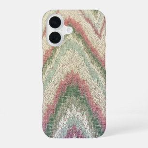 Zigzag Textile iPhone 16 Case