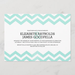 Zigzag Wedding Invitations