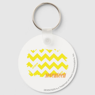 ZigZag Yellow 2 Key Ring
