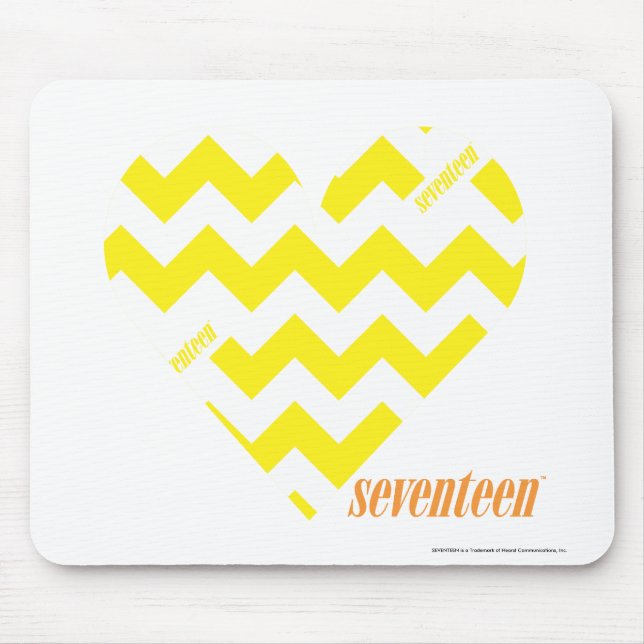 ZigZag Yellow 4 Mouse Pad (Front)
