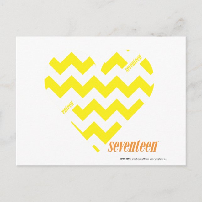 ZigZag Yellow 4 Postcard (Front)