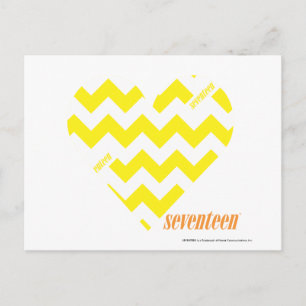ZigZag Yellow 4 Postcard
