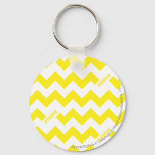ZigZag Yellow Key Ring