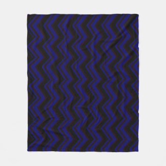Zigzags of darkness comfy throw fleece blanket