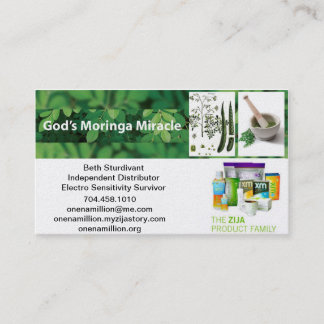 Zija Independent Distributor Business Card