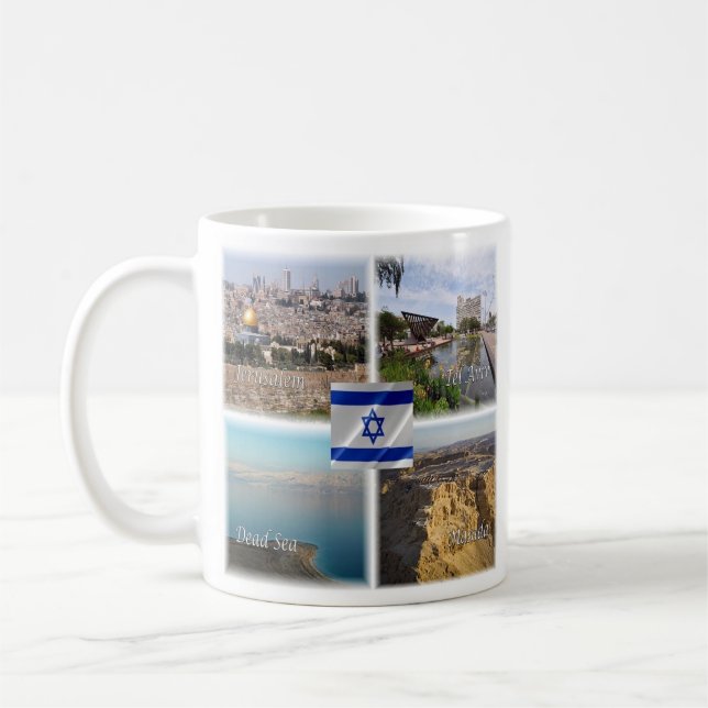 zIL006 TEL AVIV JERUSALEM, Israel, Coffee Mug (Left)