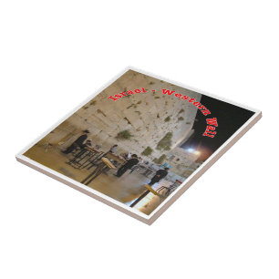 zIL013 WESTERN WOLL Jerusalem, Ceramic Tile