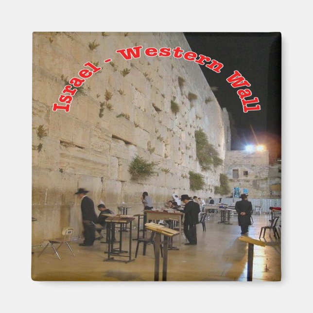 zIL013 WESTERN WOLL JerusalIsraelem, , Fridge Magnet (Front)