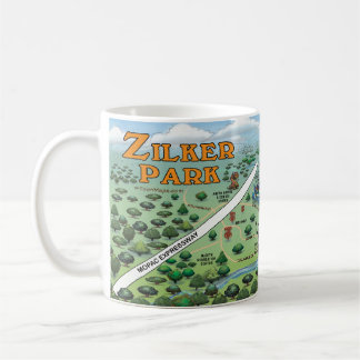 Zilker Park Fun Map Coffee Mug