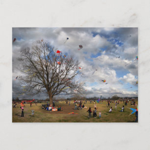 Zilker Park Kite Festival - Austin Texas Postcard