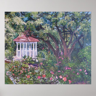 Zilker Park's Mabel Davis Rose Garden Poster