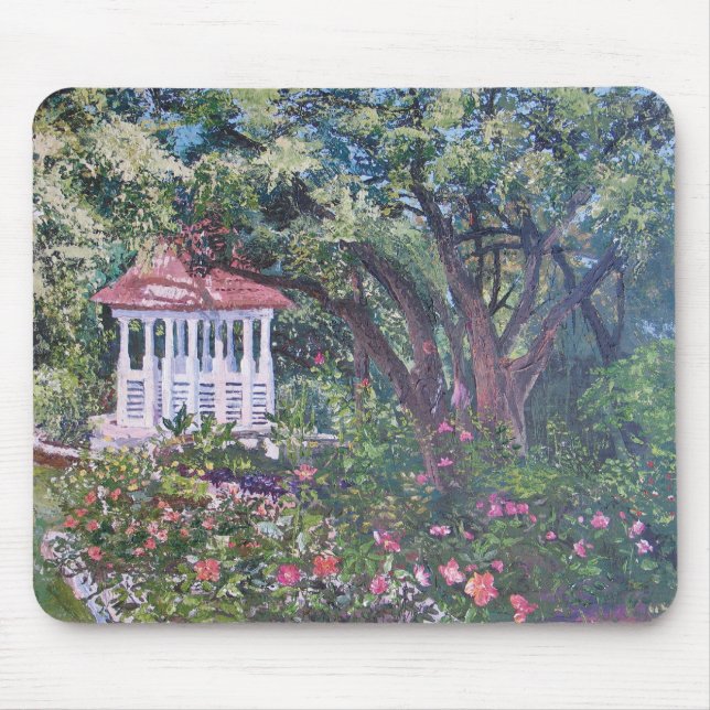 Zilker's Mabel Davis Rose Garden Mouse Pad (Front)