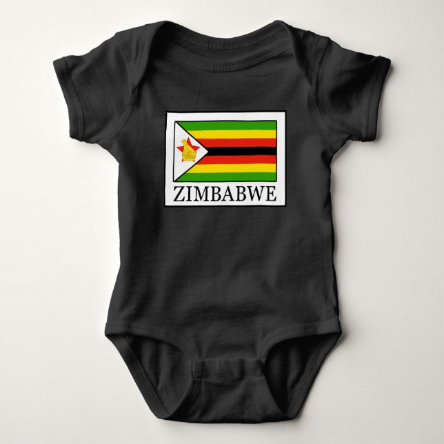 Zimbabwe Baby Bodysuit (Front)