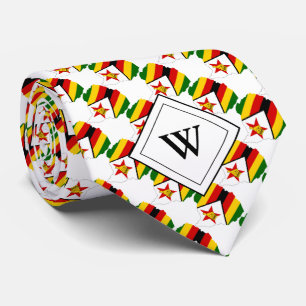 ZIMBABWE Christian Scripture Monogram Tie