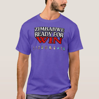 Zimbabwe Cricket Ready Dor Win  T-Shirt