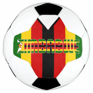 Zimbabwe Flag Adorable Patriotic Soccer Ball