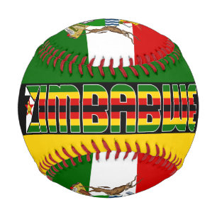Zimbabwe Flag and Coat of Arms Patriotic Baseball