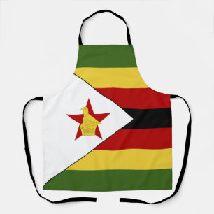 Zimbabwe flag apron