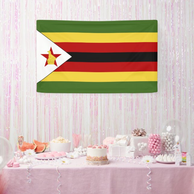 Zimbabwe flag banner (Party)