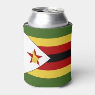 Zimbabwe flag can cooler