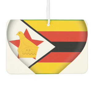 Zimbabwe Flag Car Air Freshener