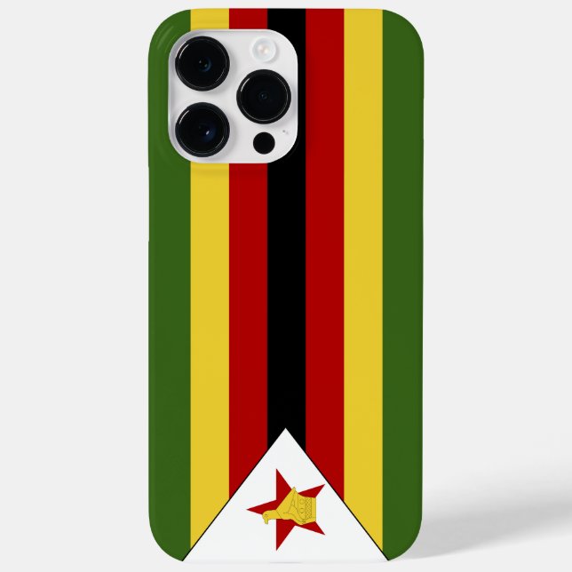 Zimbabwe flag Case-Mate iPhone case (Back)