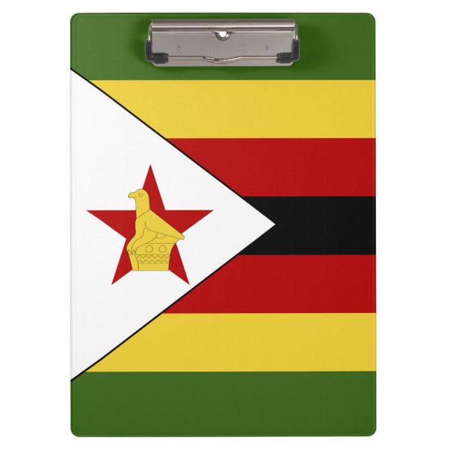 Zimbabwe flag clipboard (Front)