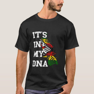 Zimbabwe Flag It's In My DNA Molecule Zimbabwean R T-Shirt