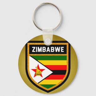 Zimbabwe Flag Key Ring