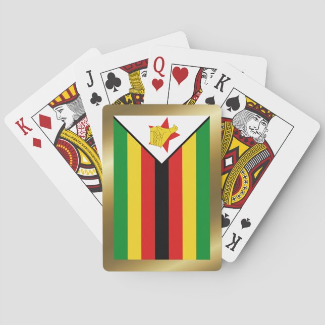 Zimbabwe Flag Playing Cards (Back)