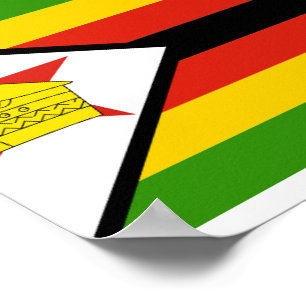Zimbabwe Flag Poster