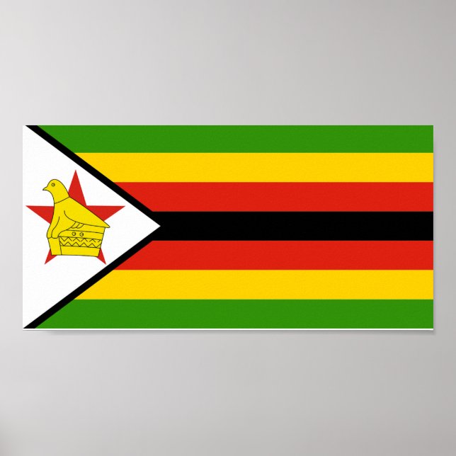Zimbabwe Flag Poster (Front)