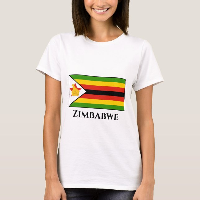 Zimbabwe Flag T-Shirt (Front)